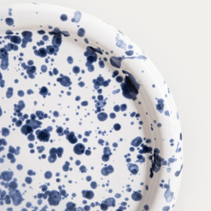WILORA Dessert Plate Spotted Navy Blue 21 cm