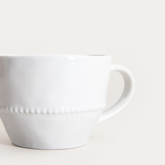 PADRA Low Ceramic Mug 0.3L - Durable Stoneware Coffee Cup