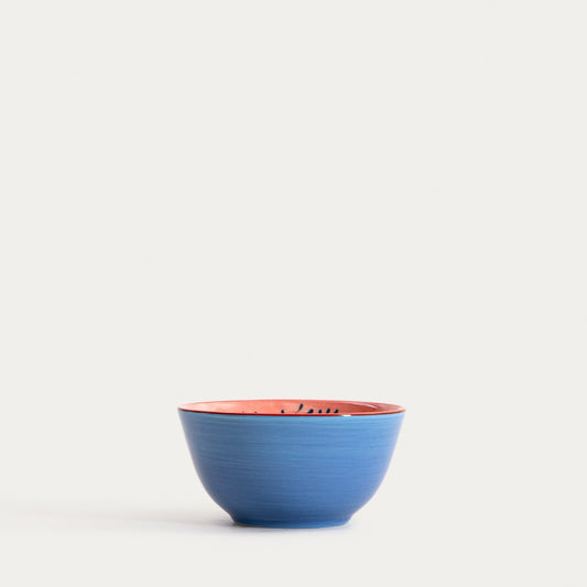 Miska LIMK Small Blue Floral Ceramic Bowl 12 cm