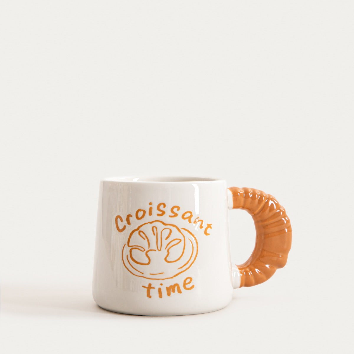 PALIT Ceramic Mug with Horn-Shaped Handle 0.3L