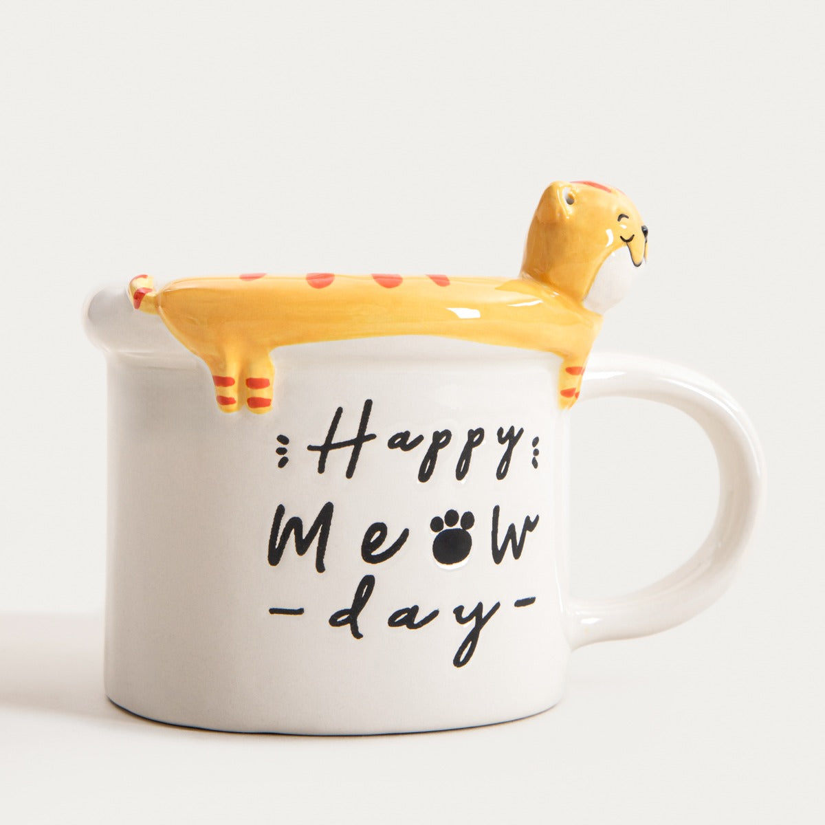 AKOLA Ceramic Mug with Cat Motif 0.25L