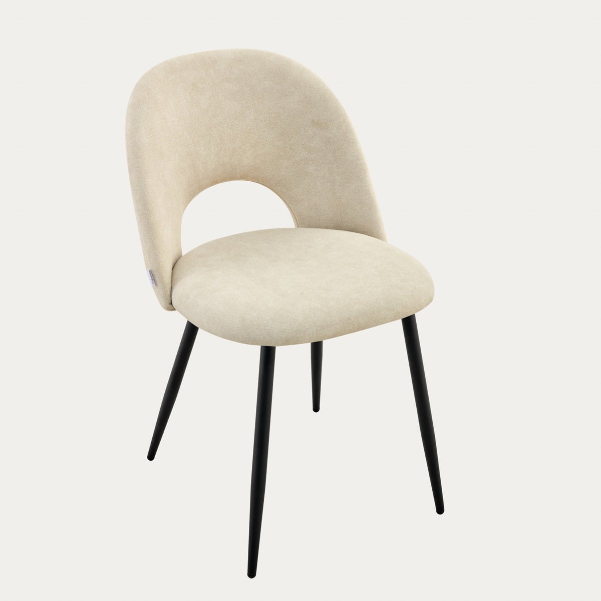 TRIVIO Beige Fabric Chair - Comfortable Dining & Study Seating
