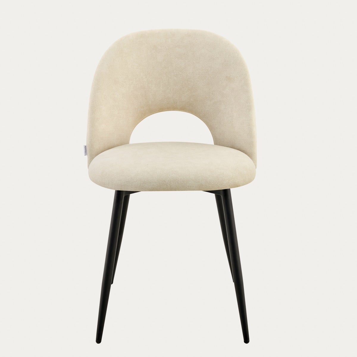 TRIVIO Beige Fabric Chair - Comfortable Dining & Study Seating