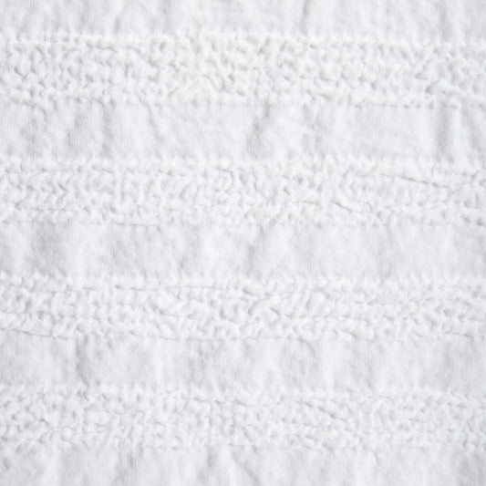 REYA White Microfibre Bedding Set 140x200 cm with Pillowcase
