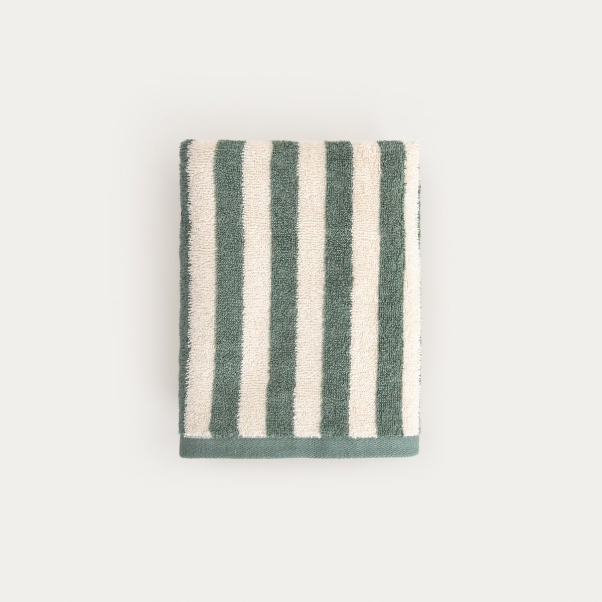 LISTRA Pistachio Stripes Bath Towel 50x90 cm