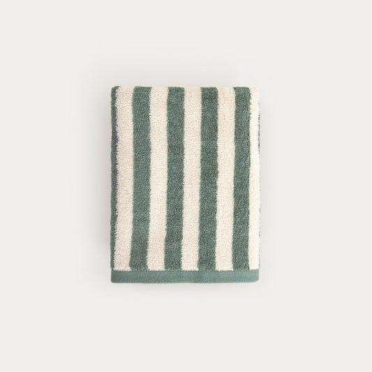 LISTRA Pistachio Stripes Bath Towel 50x90 cm