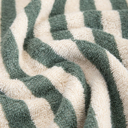 LISTRA Bath Towel in Pistachio Stripes 70x130 cm