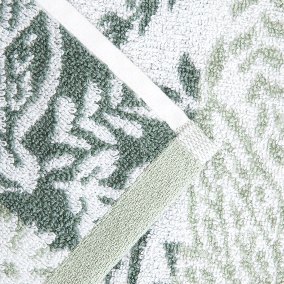 RONU Pistachio Patterned Bath Towel 50x90 cm