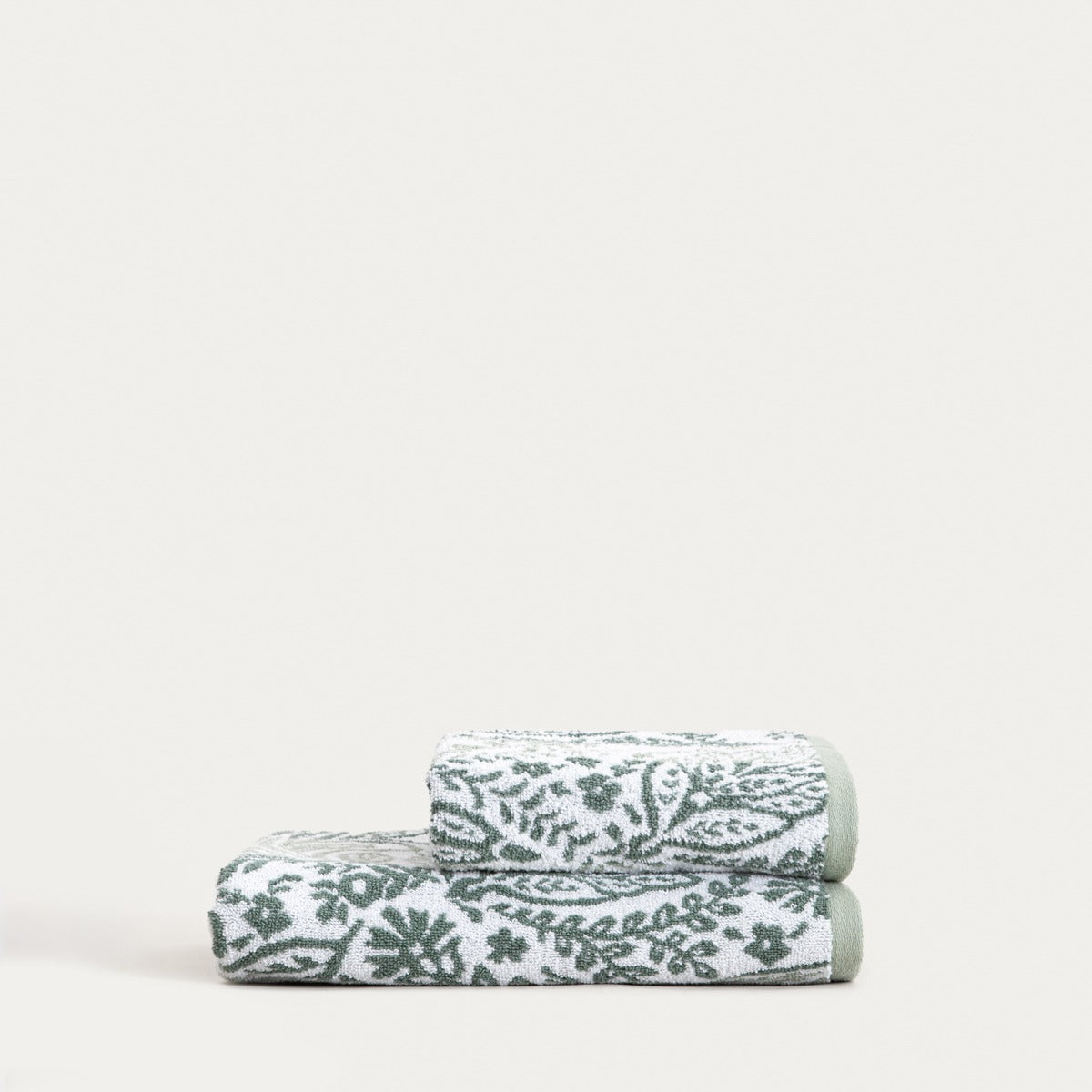 RONU Pistachio Patterned Bath Towel 50x90 cm