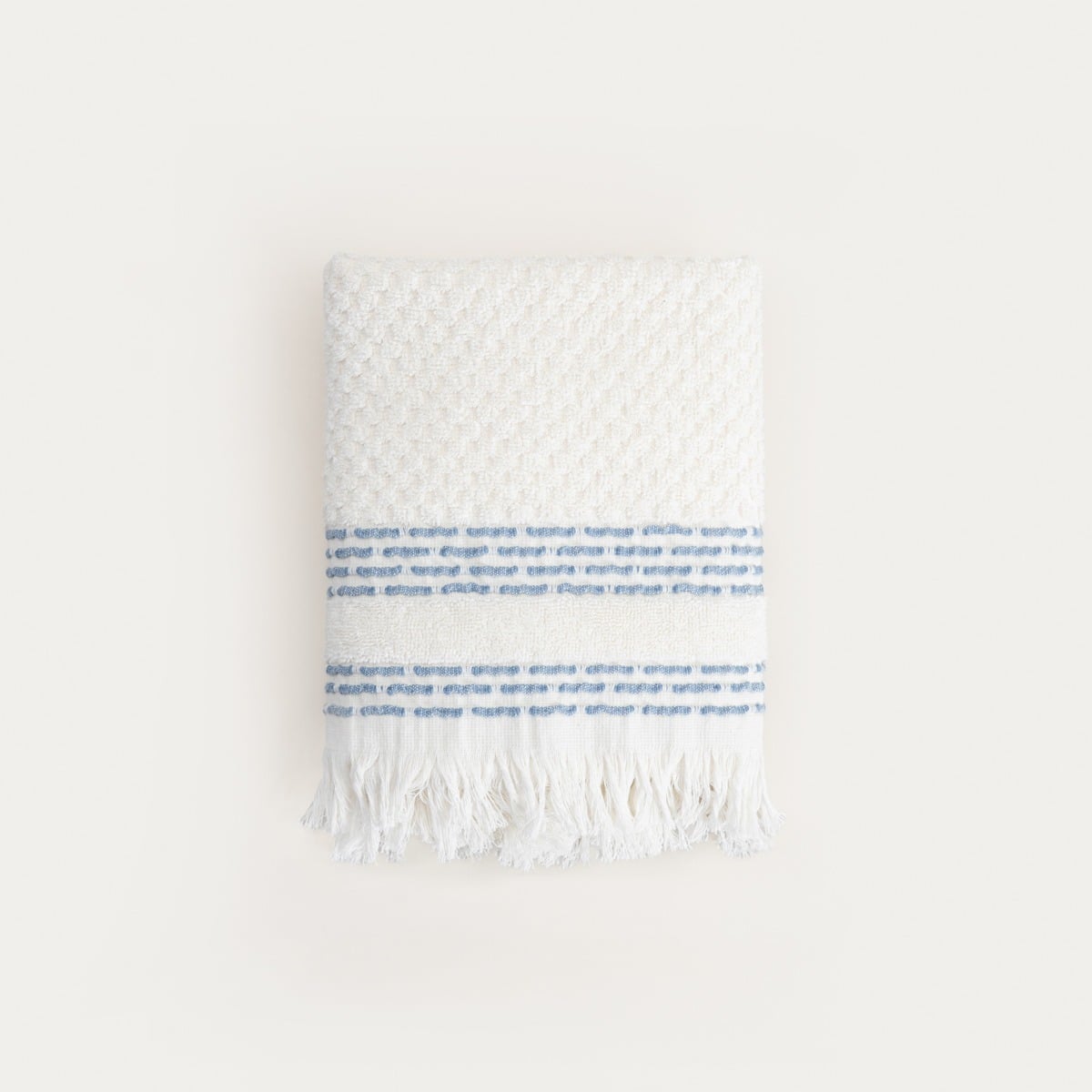 ROSOP Boho Navy Blue Striped Towel 50x90 cm