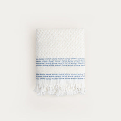 ROSOP Boho Navy Blue Striped Towel 50x90 cm