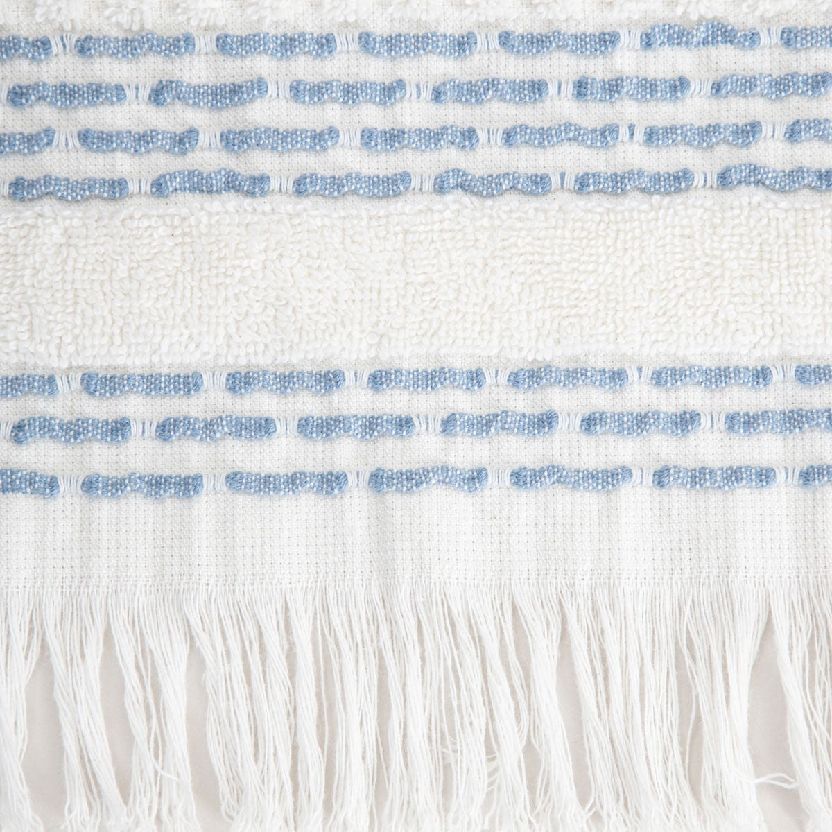 ROSOP Boho Navy Blue Striped Towel 50x90 cm