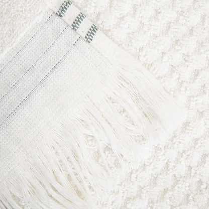 ROSOP Boho Towel with Pistachio Stripes 70x130 cm