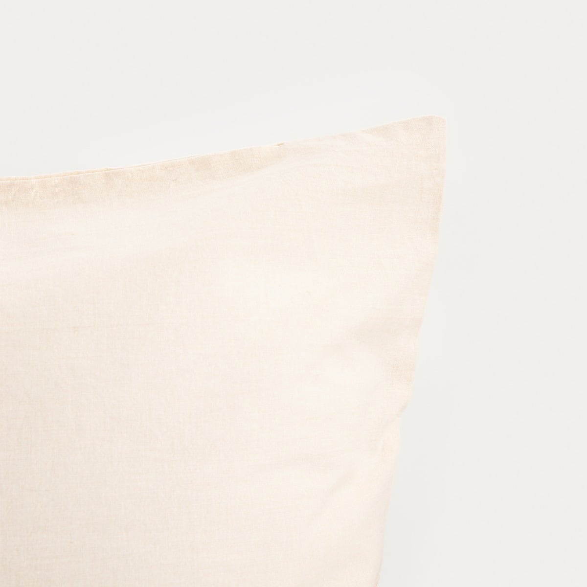 Delia Washed Cotton Beige Duvet Cover Set 160x200 cm