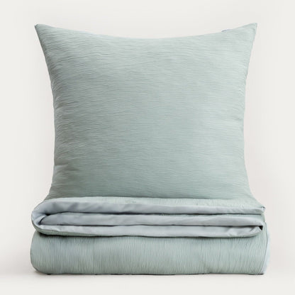 RIVA Microfibre Bedding Set with Decorative Texture Pistachio 160x200 cm