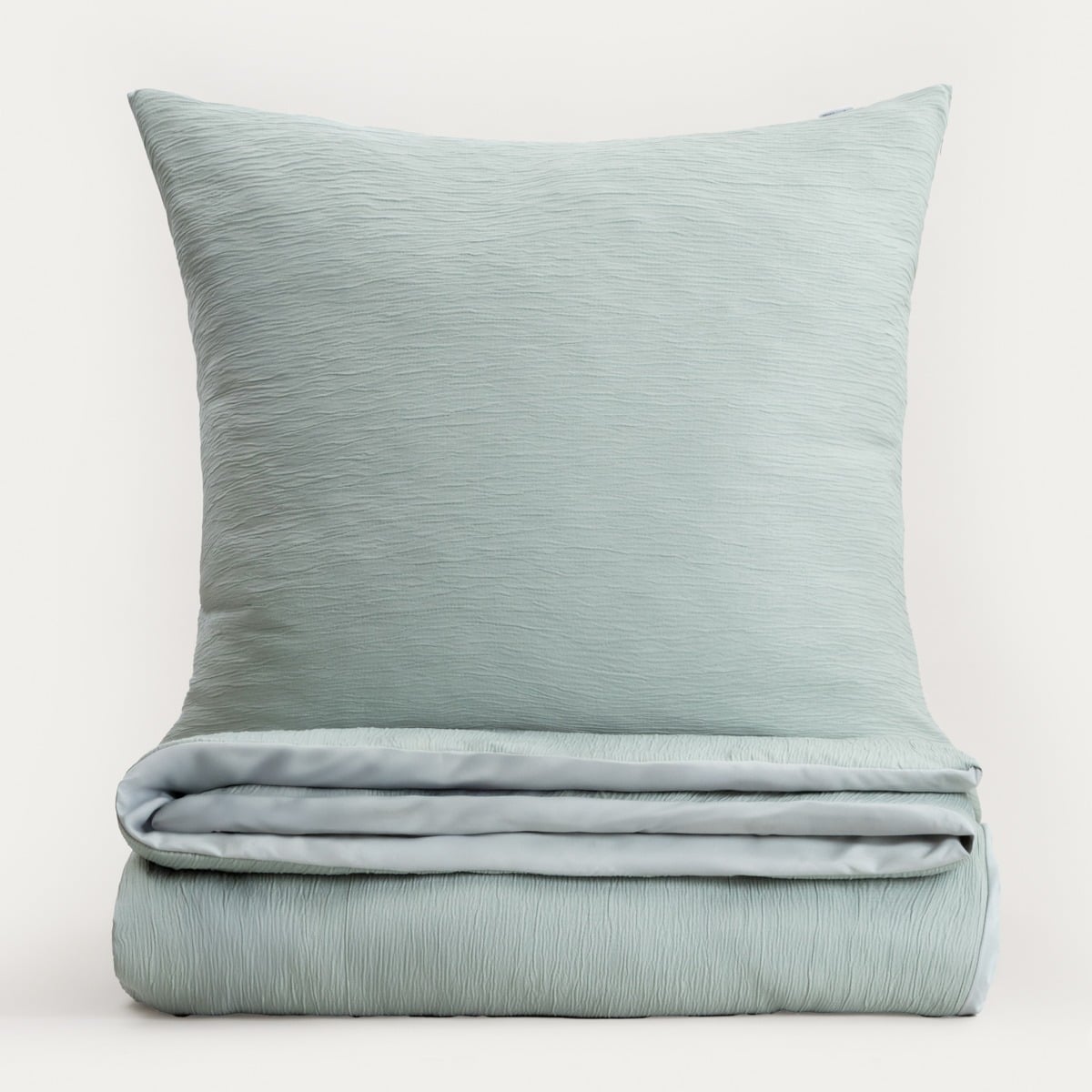 RIVA Pistachio Microfibre Bedding Set 220x200 cm with Pillowcases