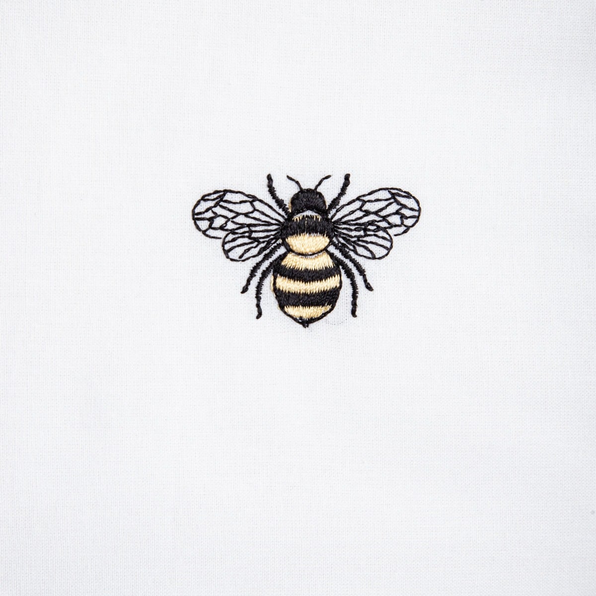 ZELLA Cotton Bedding Set with Bee Embroidery 160x200 cm
