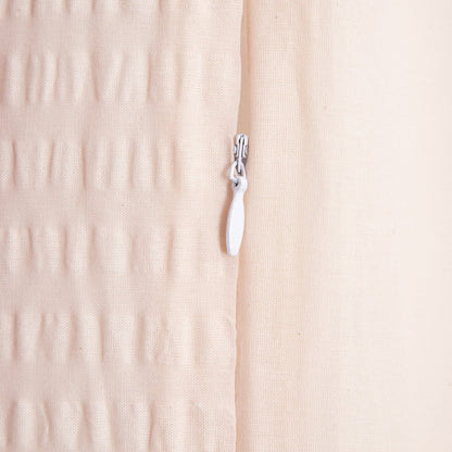 RETIE Cotton Bark Bedding Set Beige 220x200 + 2 Pillowcases