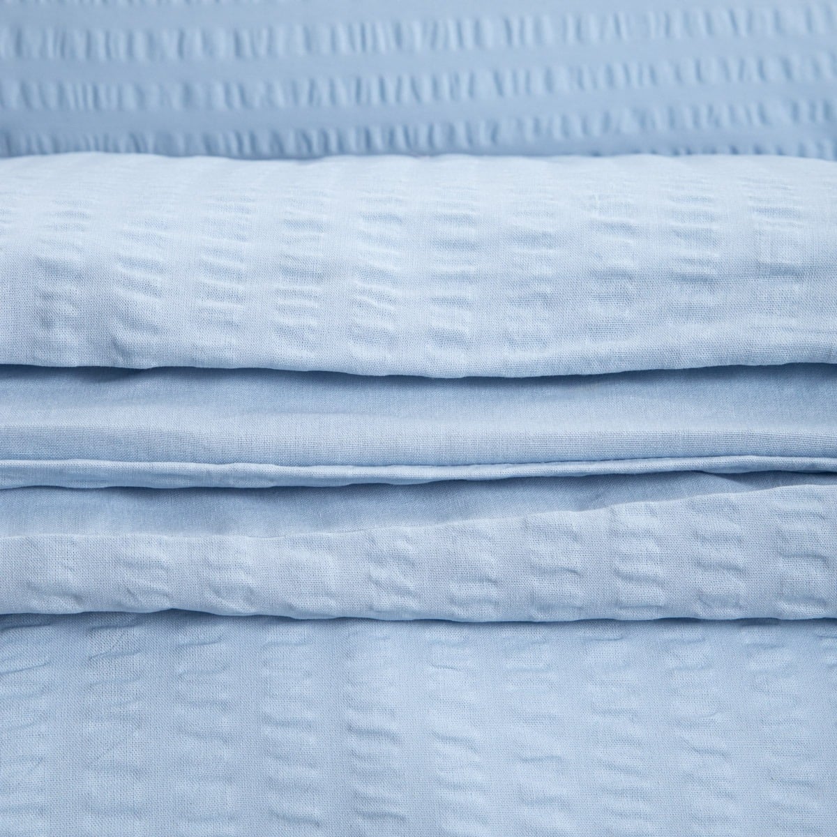 RETIE Cotton Bark Blue Bedding Set 220x200 cm with Pillowcases