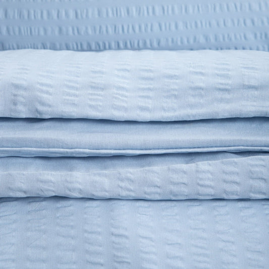 RETIE Cotton Bark Blue Bedding Set 220x200 cm with Pillowcases