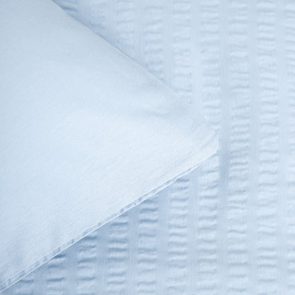 RETIE Cotton Bark Blue Bedding Set 220x200 cm with Pillowcases