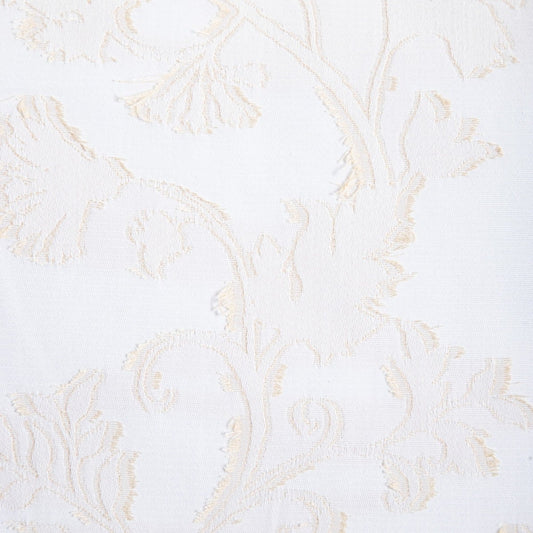 JAKAD Cotton Jacquard Bedding Set White and Beige 220x200 cm