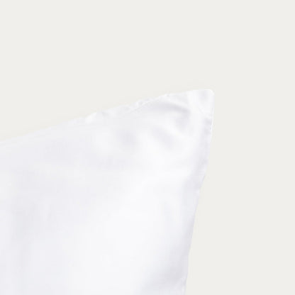 BAMSA Bamboo Satin Pillowcases Set of Two in White 50x60 cm