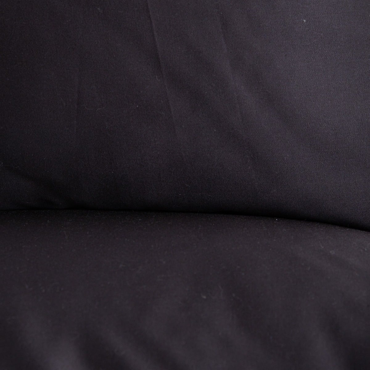 Set of Two BAMSA Babus Satin Black Pillowcases 50x60 cm