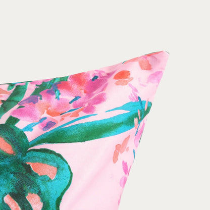 SOLENA Leaf Microfibre Bedding Set 140x200 cm with Pillowcase 70x80 cm