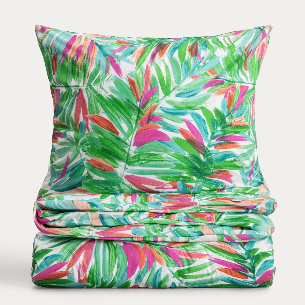 VERDERA Leaf Microfibre Bedding Set 220x200 + 2 Pillowcases