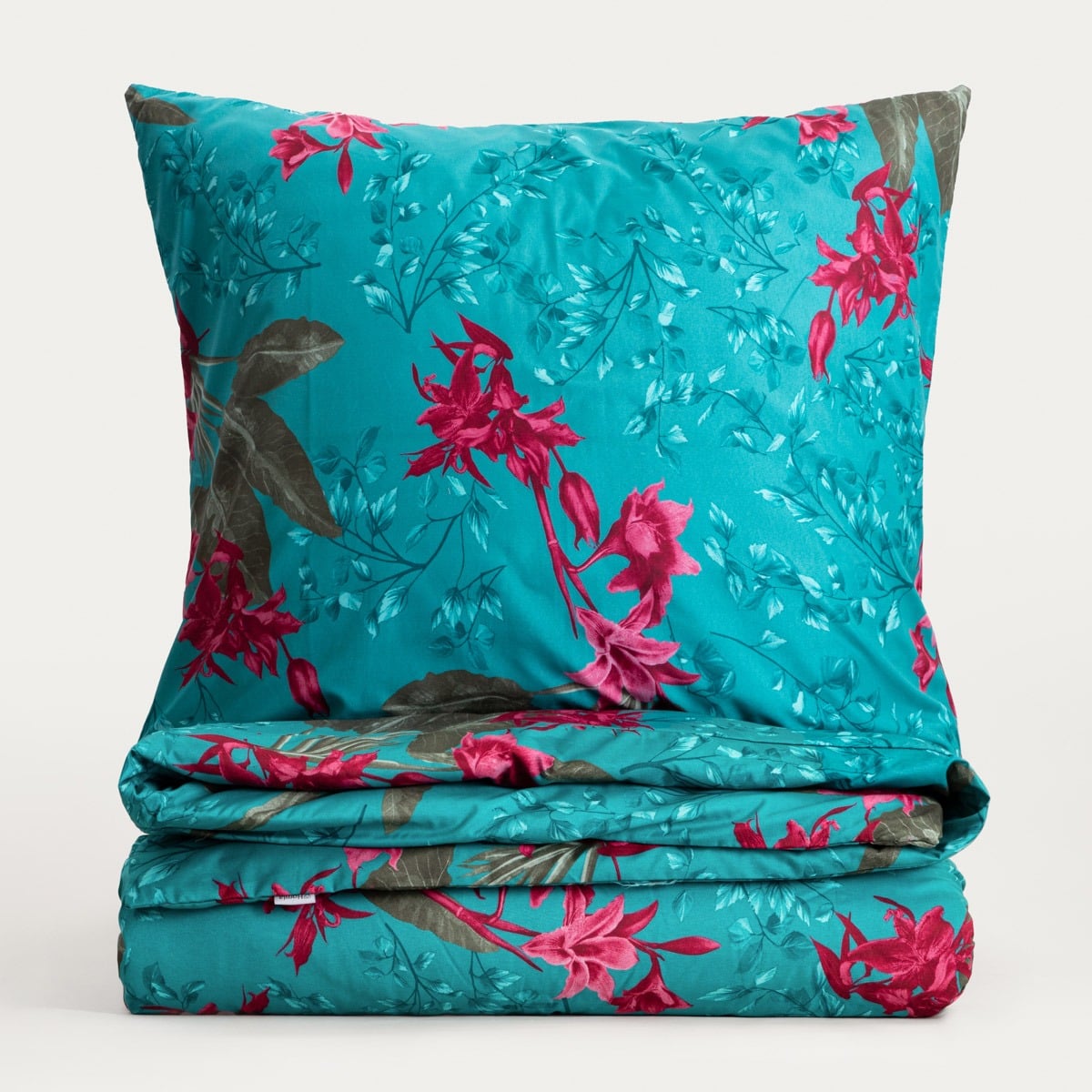 Florelle Microfibre Floral Bedding Set 220x200 + 2 Pillowcases