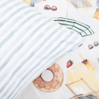 PLAYA Double-Sided Microfibre Bedding Set 140x200 cm