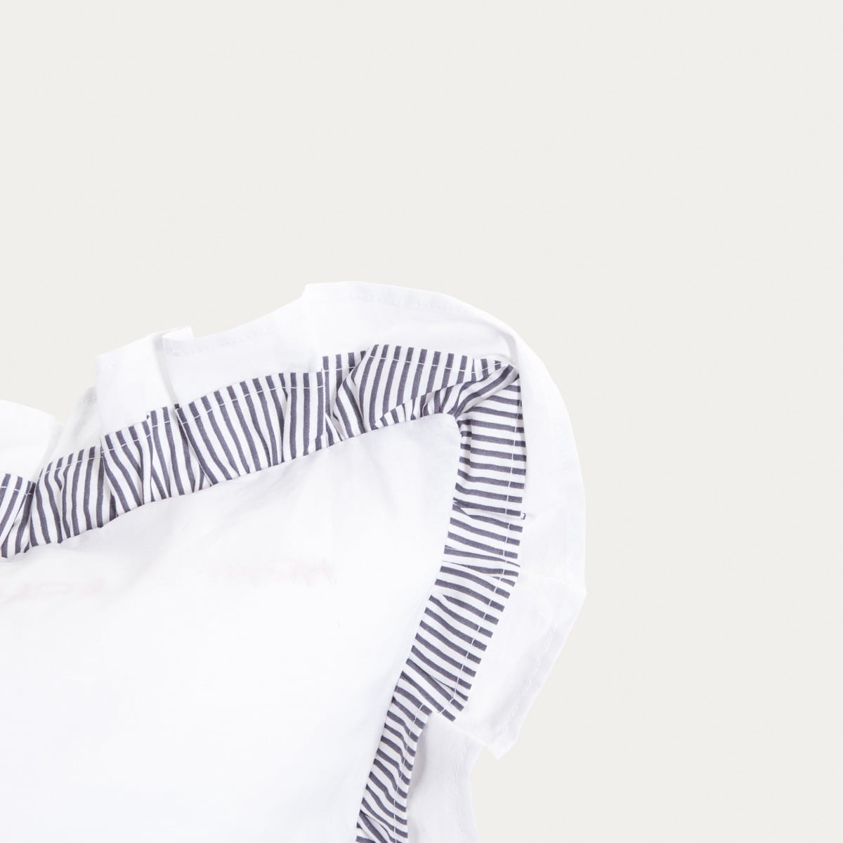 TESSIA Cotton Duvet Set with Double Frill 160x200 cm
