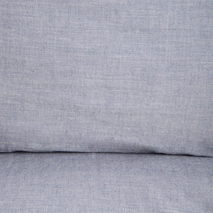 Set of Two GOSSY Cotton Pillowcases in Dyed Blue Threads