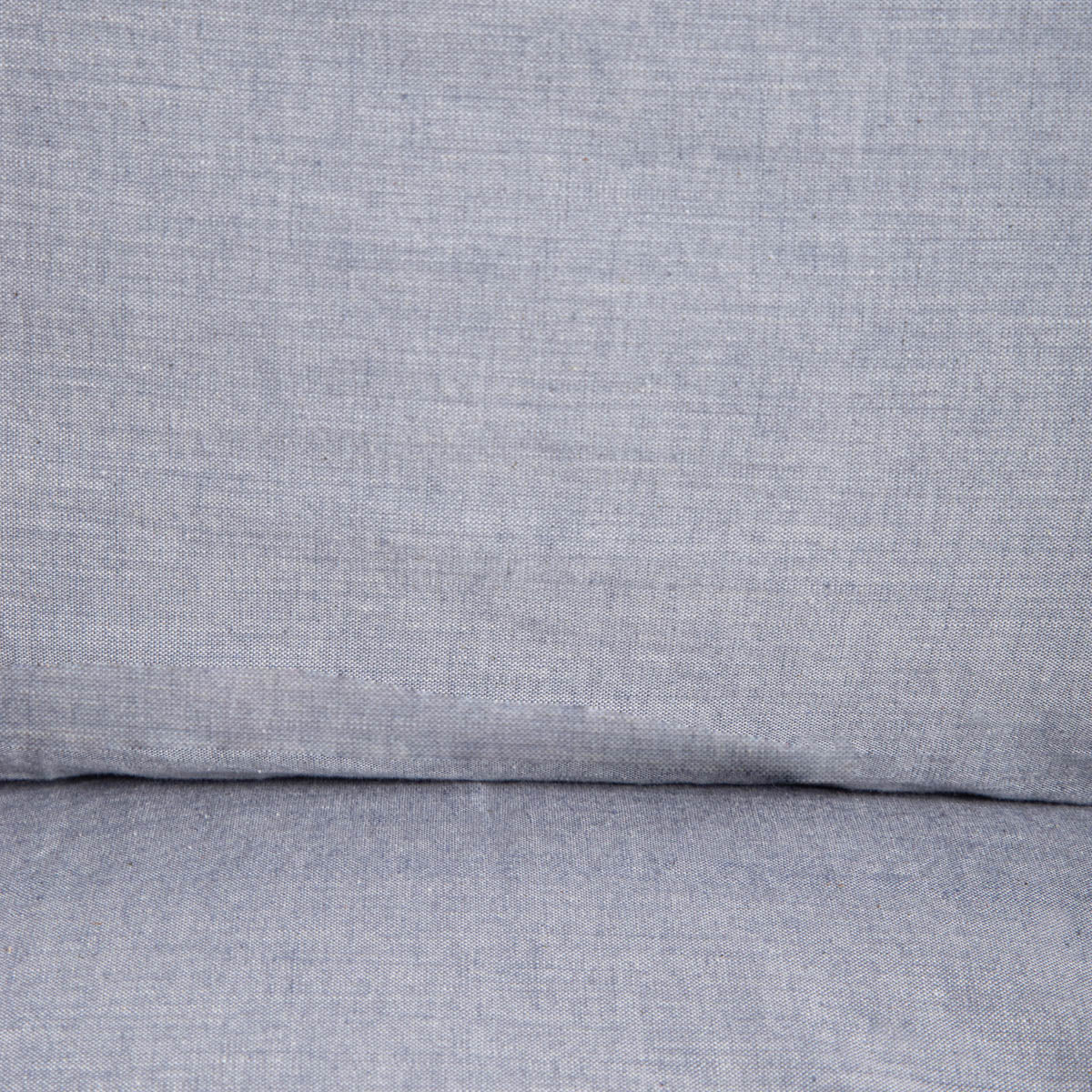 Set of Two GOSSY Cotton Pillowcases in Dyed Blue Threads