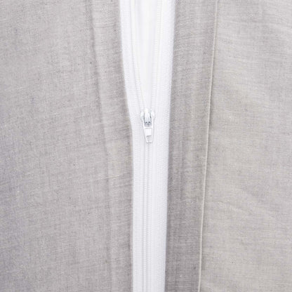 Set of Two GOSSY Cotton Pillowcases in Dyed Grey 70x80 cm