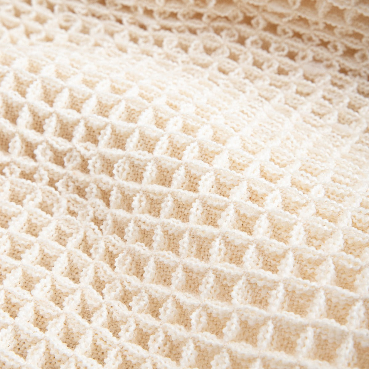 VAFFEL Waffle-Textured Bathroom Rug 40x60 cm