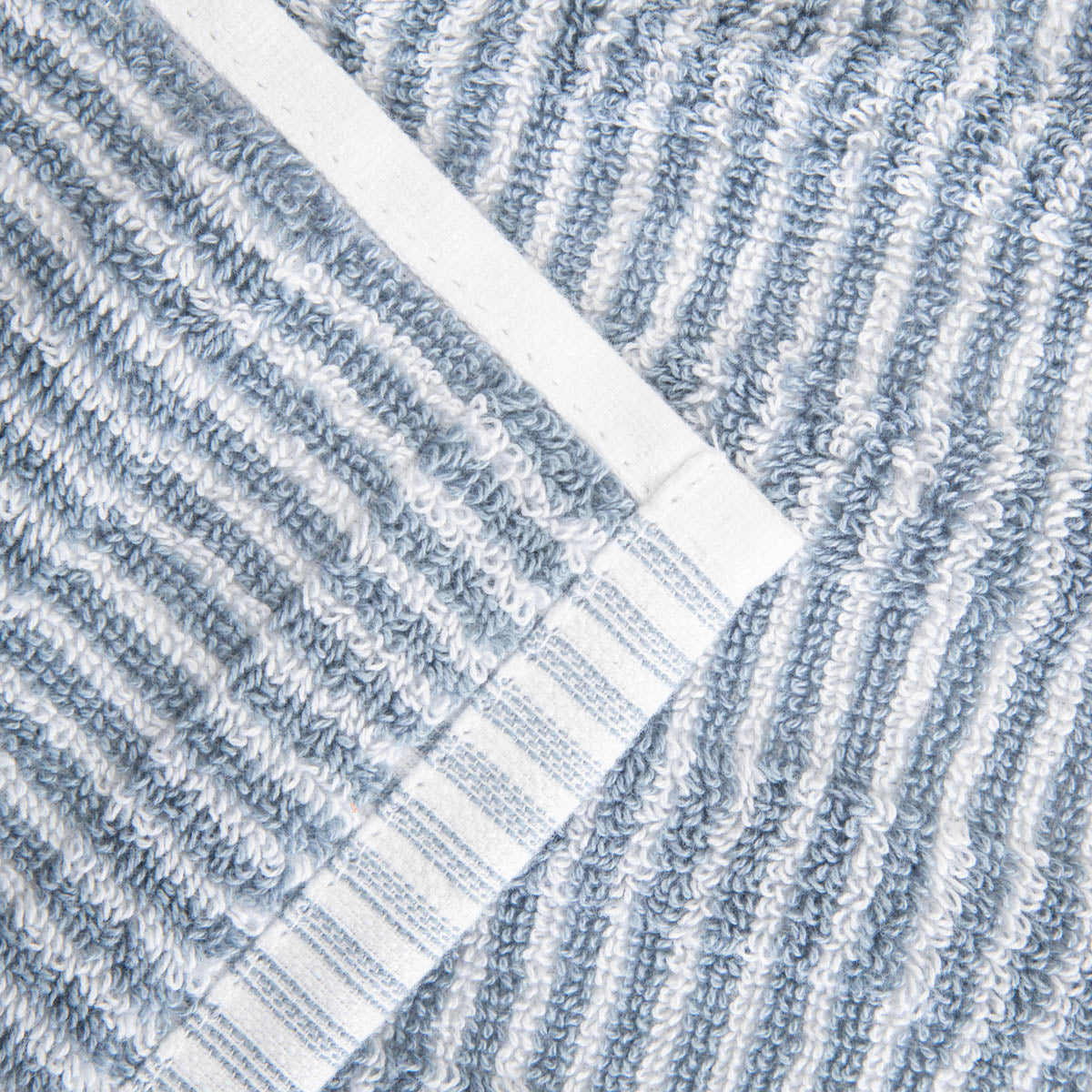 TIRAS Blue Striped Towel 50x90 cm - Soft Cotton, Quick Dry