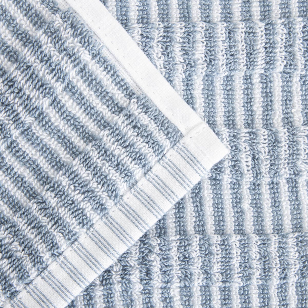 TIRAS Blue Striped Cotton Towel 70x130 cm
