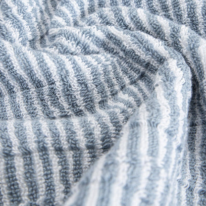 TIRAS Blue Striped Cotton Towel 70x130 cm