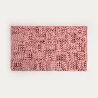 TENU Pink Bathroom Rug 50x80 cm