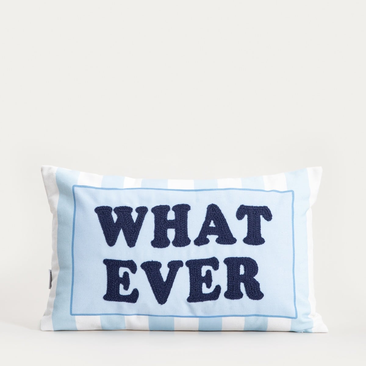 SUMMER JOY Decorative Cushion with WHATEVER Print 30x50cm