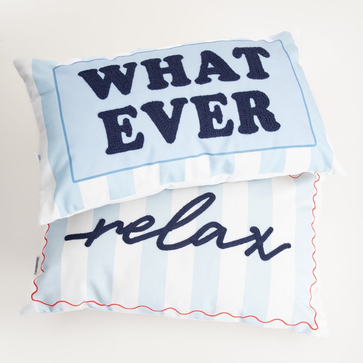 SUMMER JOY Decorative Cushion with WHATEVER Print 30x50cm