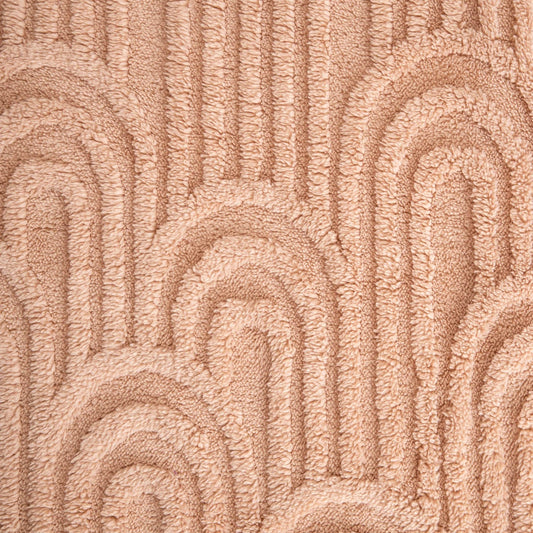 DARIN Soft Beige Blanket with Structured Pattern 150x200cm