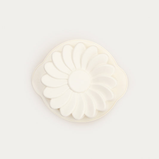 MOLLIS ES Silicone Baking Tin Cream Flower Shape 20.5x18x4 cm