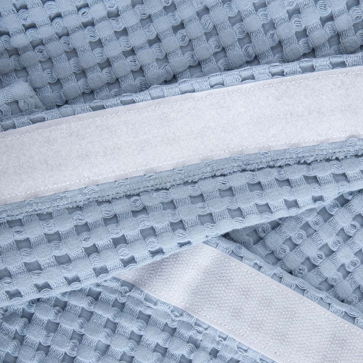 Blue VAFFEL Bath Towel with Velcro 145x75 cm