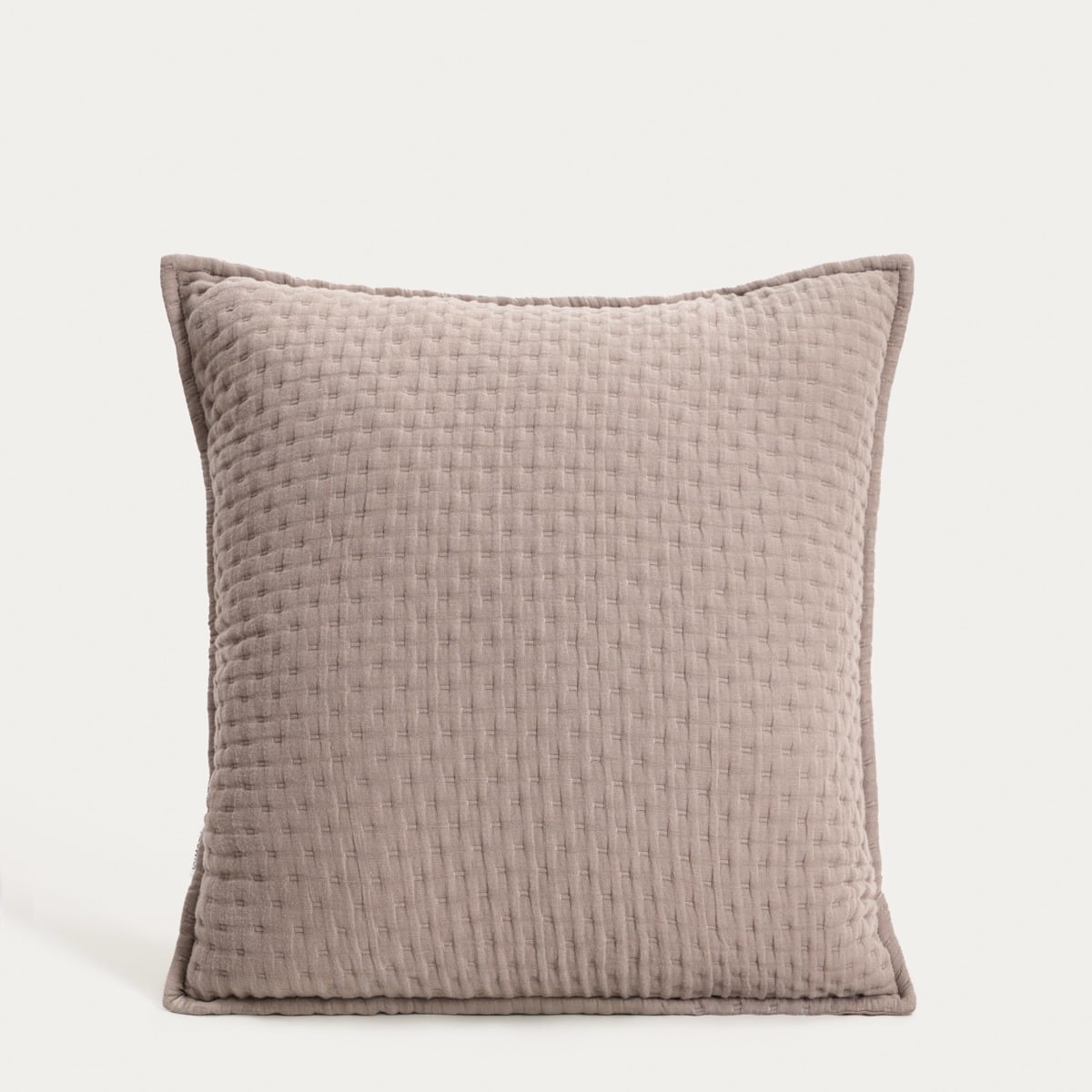 Anisha Beige Decorative Quilted Cushion Cover 45x45cm