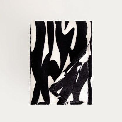 Abstract Soft Blanket with Decorative Pattern 150x200cm
