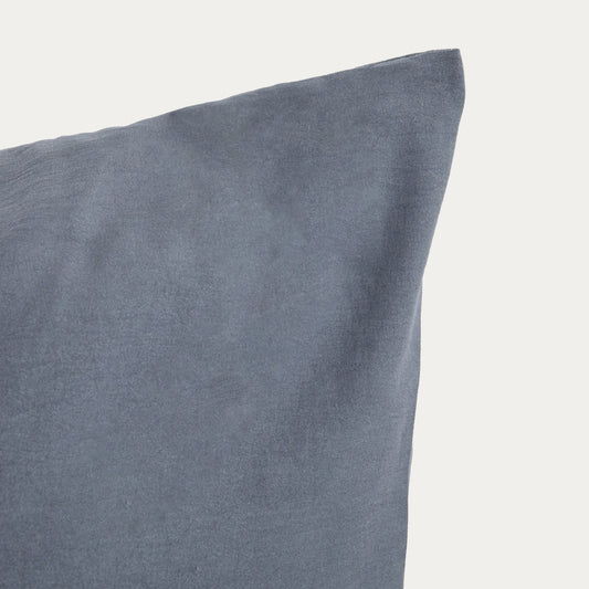 Set of Two MAISY Microfibre Grey Pillowcases 40x40 cm