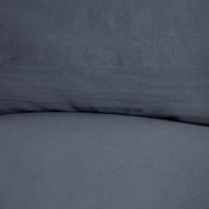 Set of Two MAISY Microfibre Grey Pillowcases 40x40 cm